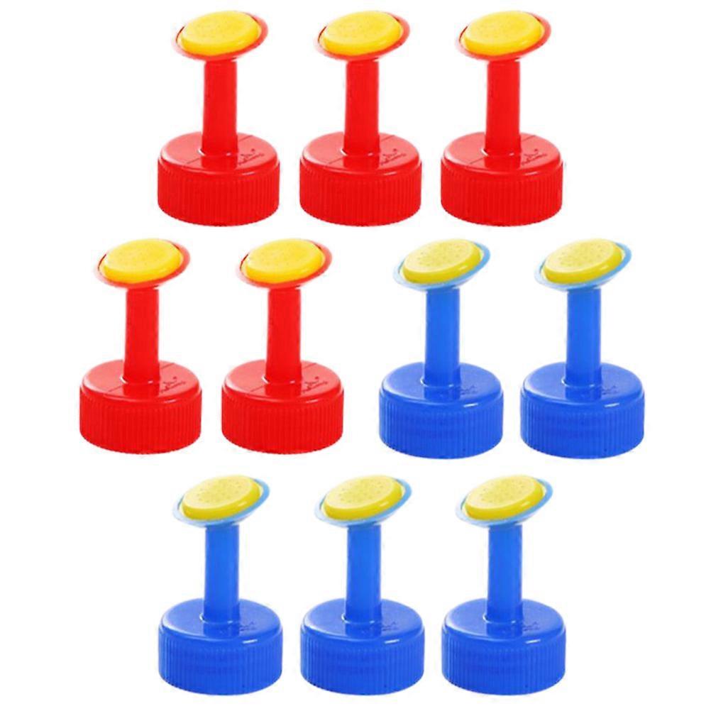 Creative PVC Watering Nozzles for Convenient Indoor Planting with Assorted Color Sprinkler Heads 10 Pcs