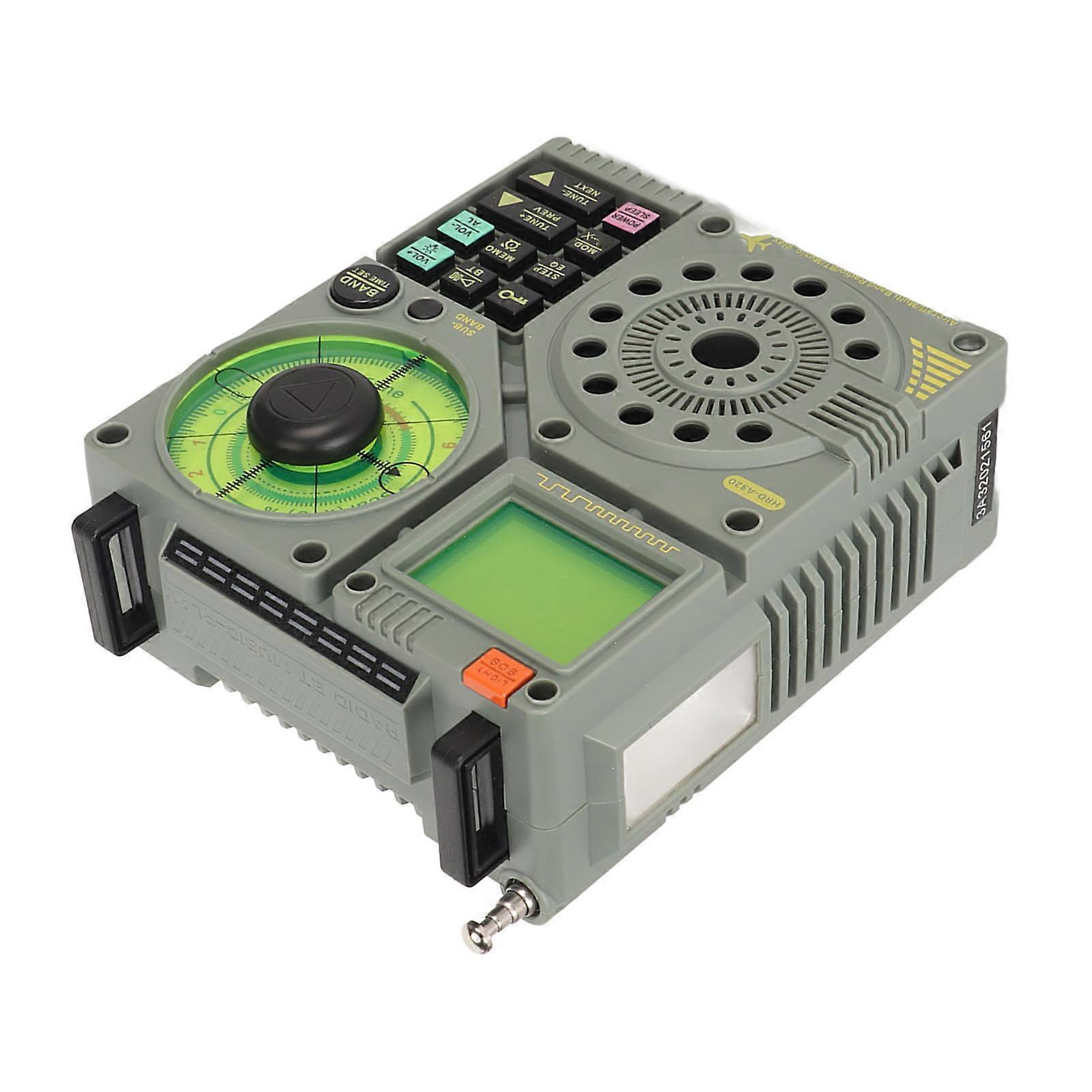 All Band Radio Bluetooth Supports Memory Card SOS Alarm APP Remote Control Full Band Radio Receiver for Outdoor Camping 