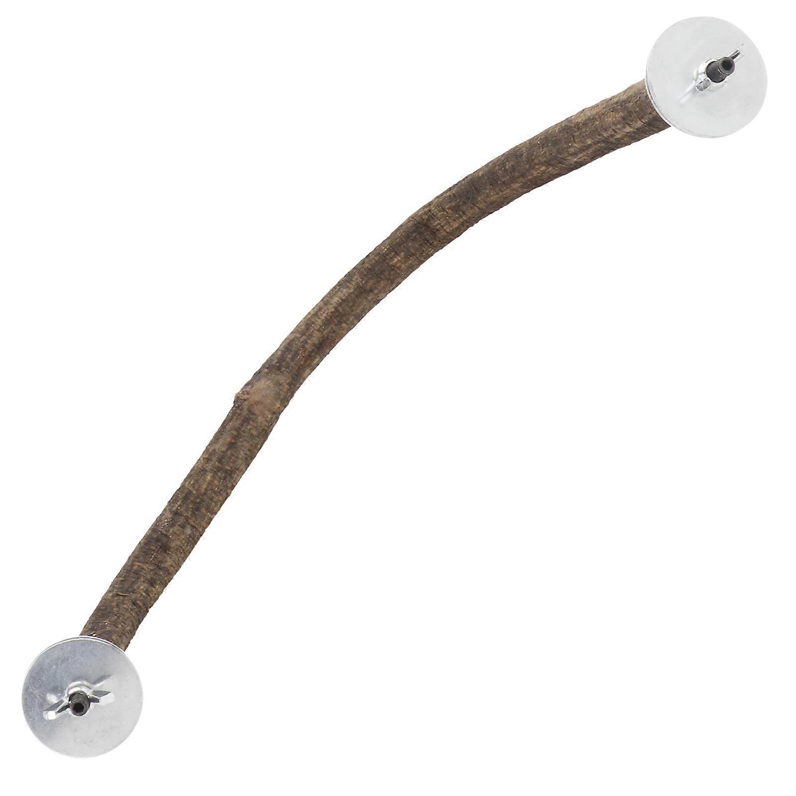 Parrot Perch Stand Toy for Pet Use Safe Durable Metal Plastic Easy to Install and Use 1pc