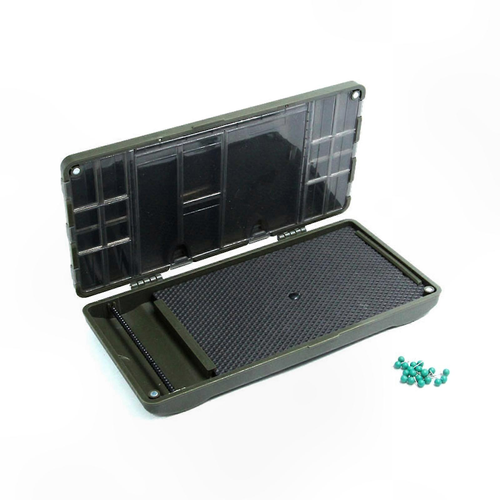 Magnet Closure Organizers Carp Fishing Tackle Box Tray Fishing Line Hook Storage Case Multiple Compartment Container Box