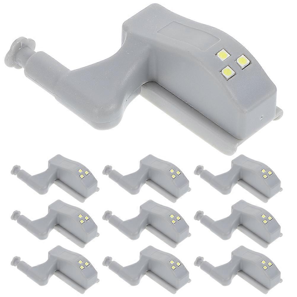 Touch Sensor 20Pcs LED Hinge Lights Small Size For Furniture Cabinet Door Light Grey Practical Enhancement For Home Kitchen Office Environment