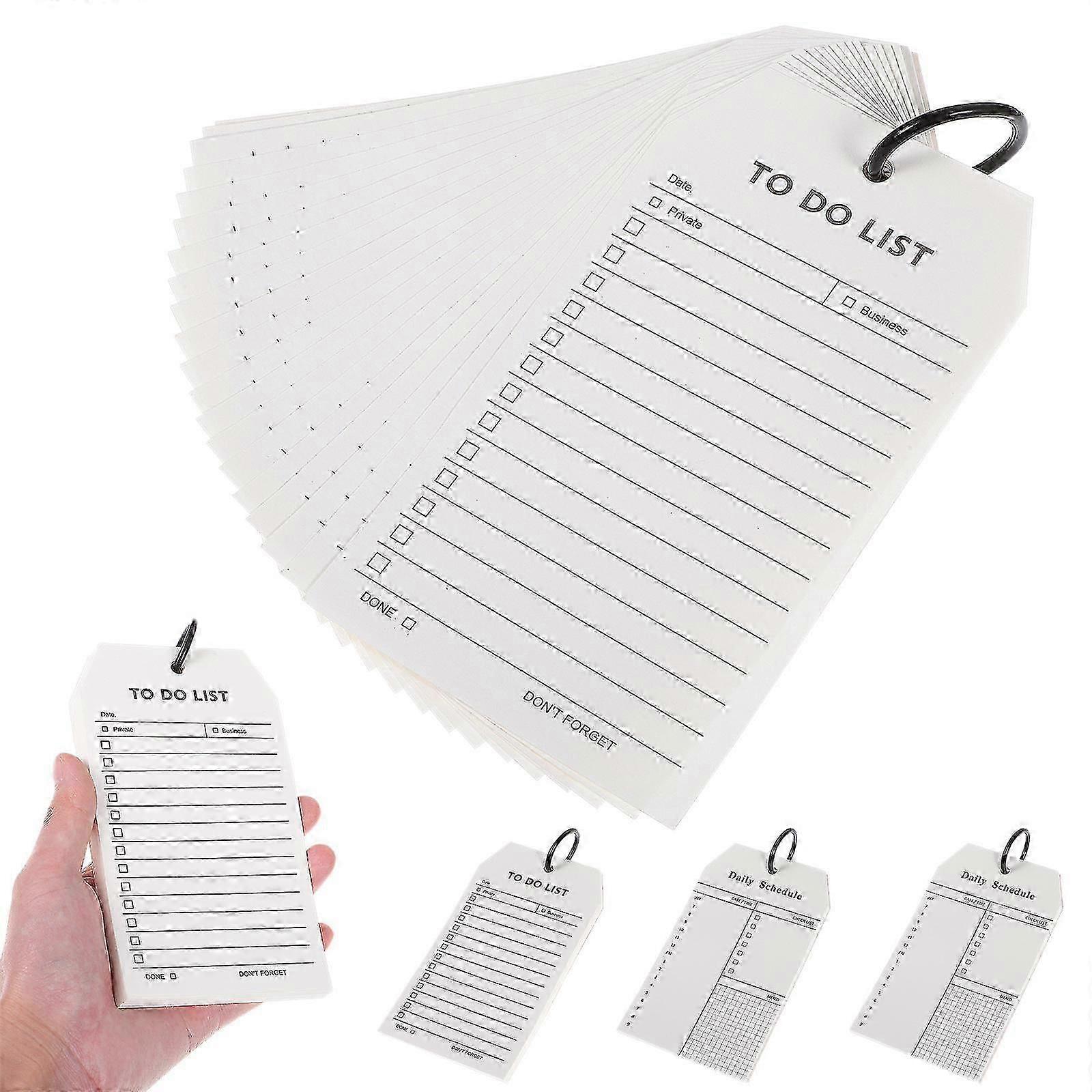 Daily Schedule Pads Notepad Planners Home Organization Reminder 4Pcs