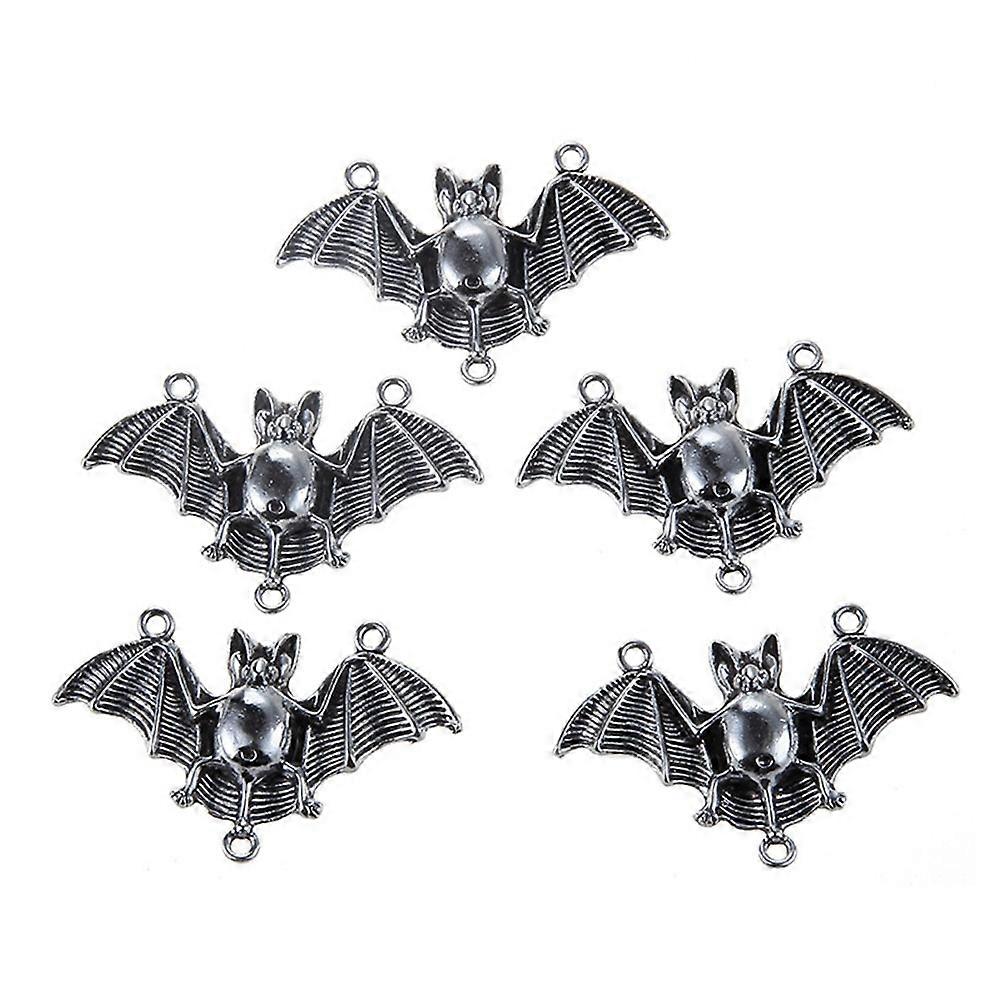 Handmade Jewelry Bat Charms, Unique Shape Alloy Components for DIY Craft Projects