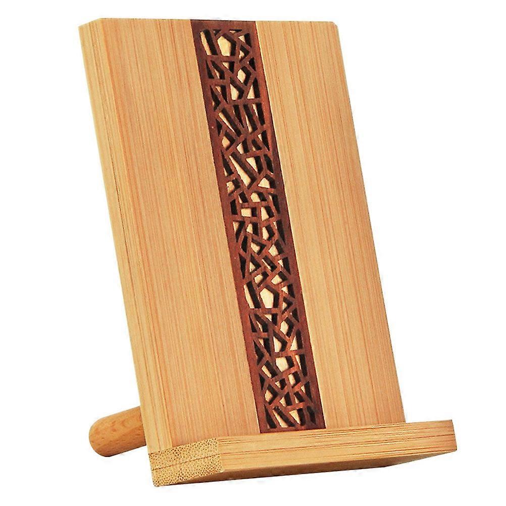 Tablet Holder, Lightweight and Stable Wooden Stand for Phone and Tablet, Retro Design