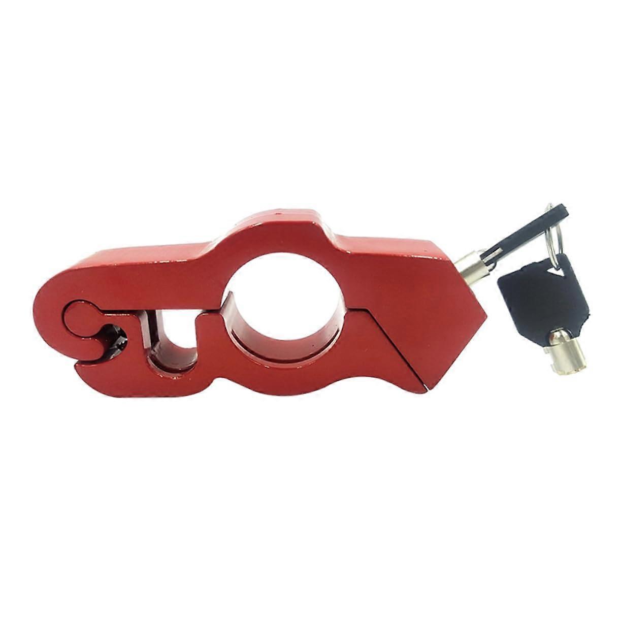 1Satz Motorcycle Handlebar Lock with High-Security Grip, Durable Construction for Scooters and Motorcycles, Anti-Theft Protection