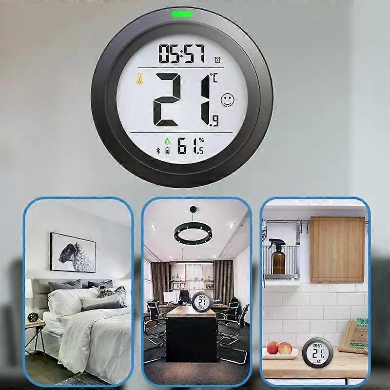 Bluetooth Compatible Digital Hygrometer Accurate Temperature And Humidity Gauge Indoor Smart Temperature Sensor