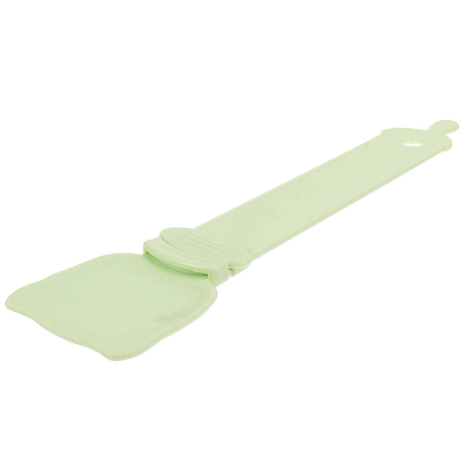 Cat Feeding Spoon with Claw Design, Plastic Wet Food Squeezer Locking Mechanism, Safe & Practical Pet Treat Feeder, Green