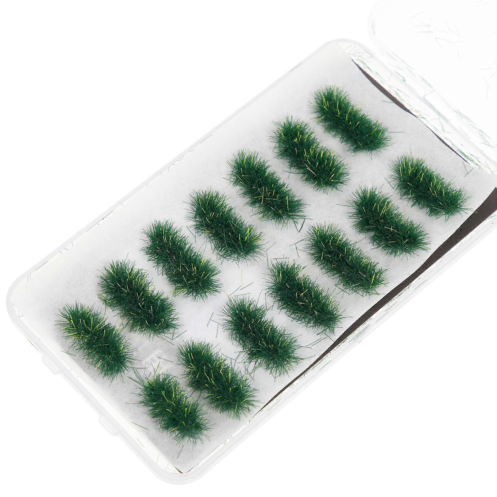 Static Grass Tufts for DIY Scenery Lightweight Plastic Artificial Grass Clusters for Realistic Miniature Railway, War Gaming & Micro Landscape Decor