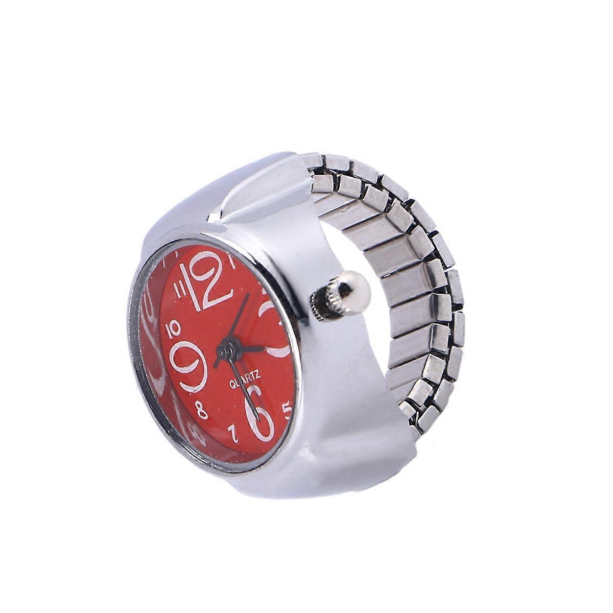 Stylish Quartz Watches with Stainless and Red Silver Shell for Wearing Comfortably on