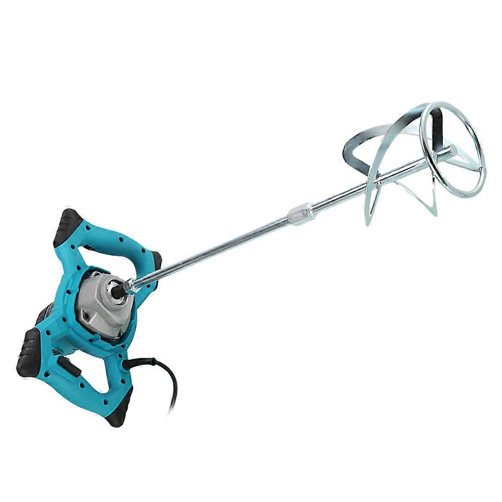 Industrial Mixer 1 Set Ergonomic Handle Design for Construction and DIY Projects in Blue with Powerful Paint Mixing Function