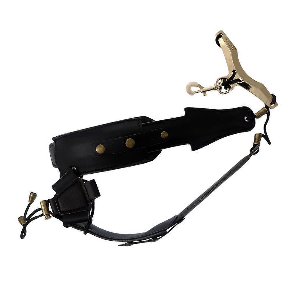 Saxophone Shoulder Strap Comfortable Belt for Easy Use and Installation Beginner Friendly Accessory, Black