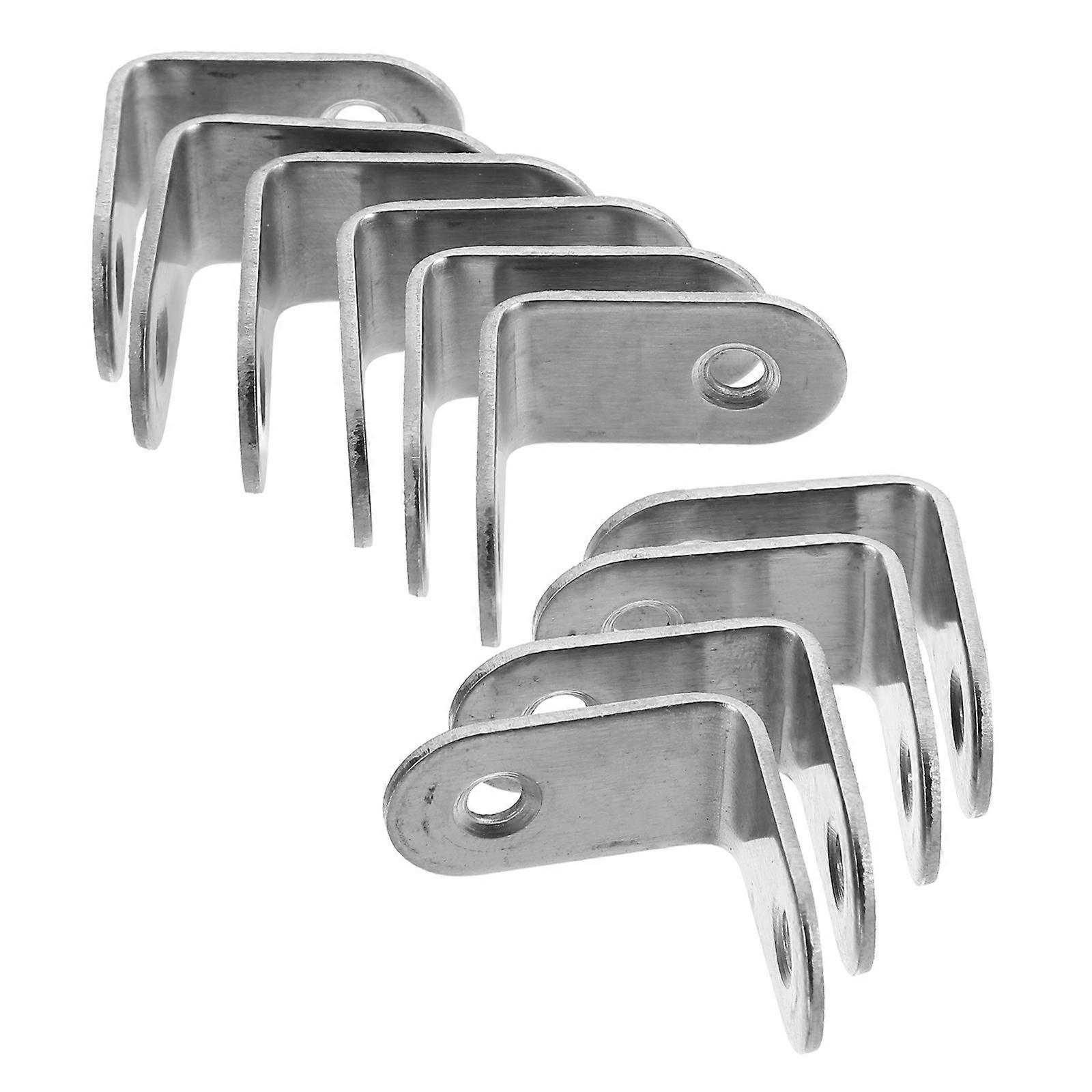 Heavy Duty Shelf Brackets Corner Support 10pcs Set for Cabinets Shelves Wardrobes Easy DIY Installation