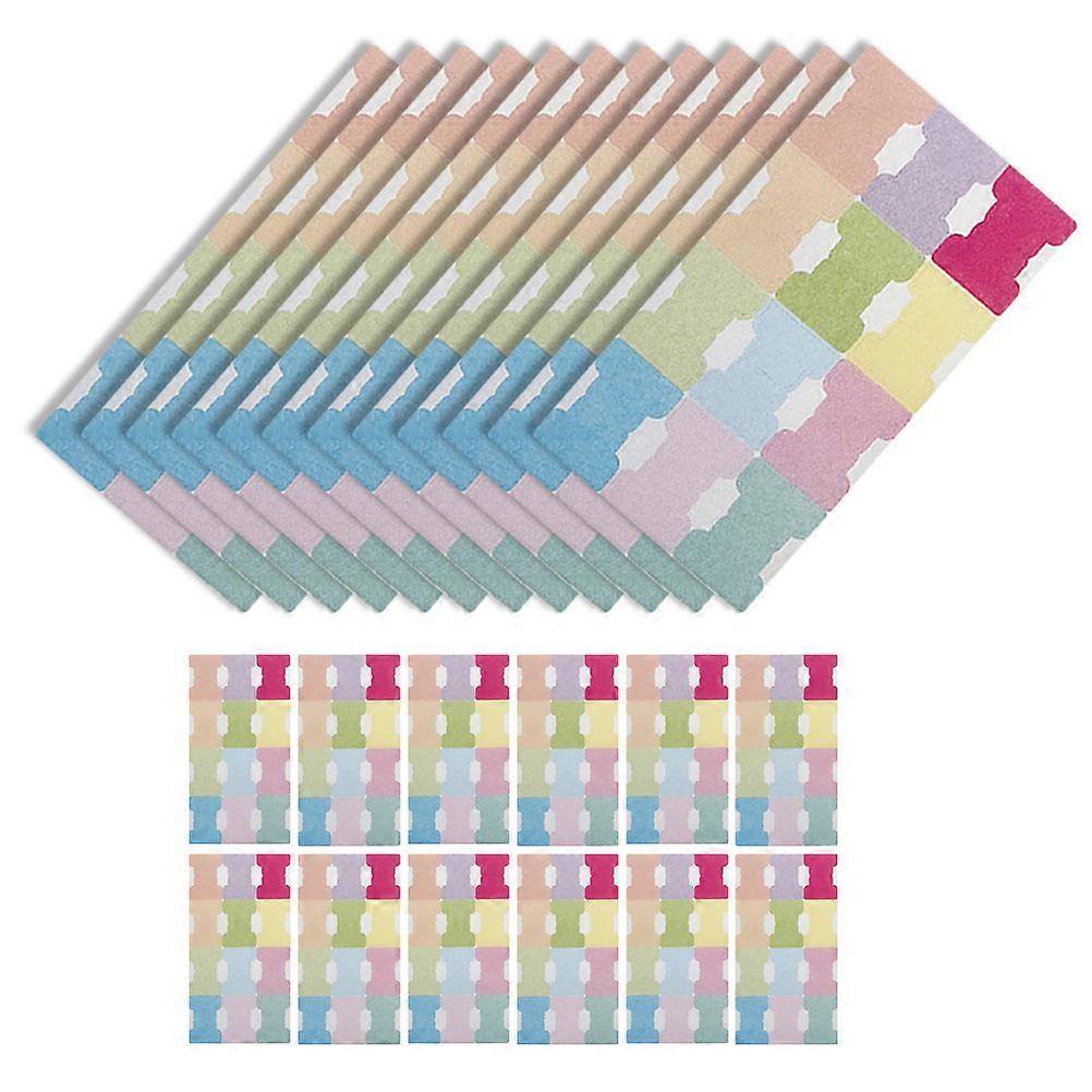 Multi Color Writable Paper for Decoration with 24 Sheets Page Markers