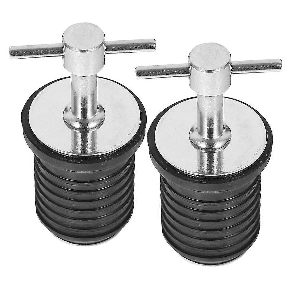 2pcs Long Drain Plug for Boats, Kayaks, and Canoes – Durable Stopper with Unique Design for Efficient Water Drainage