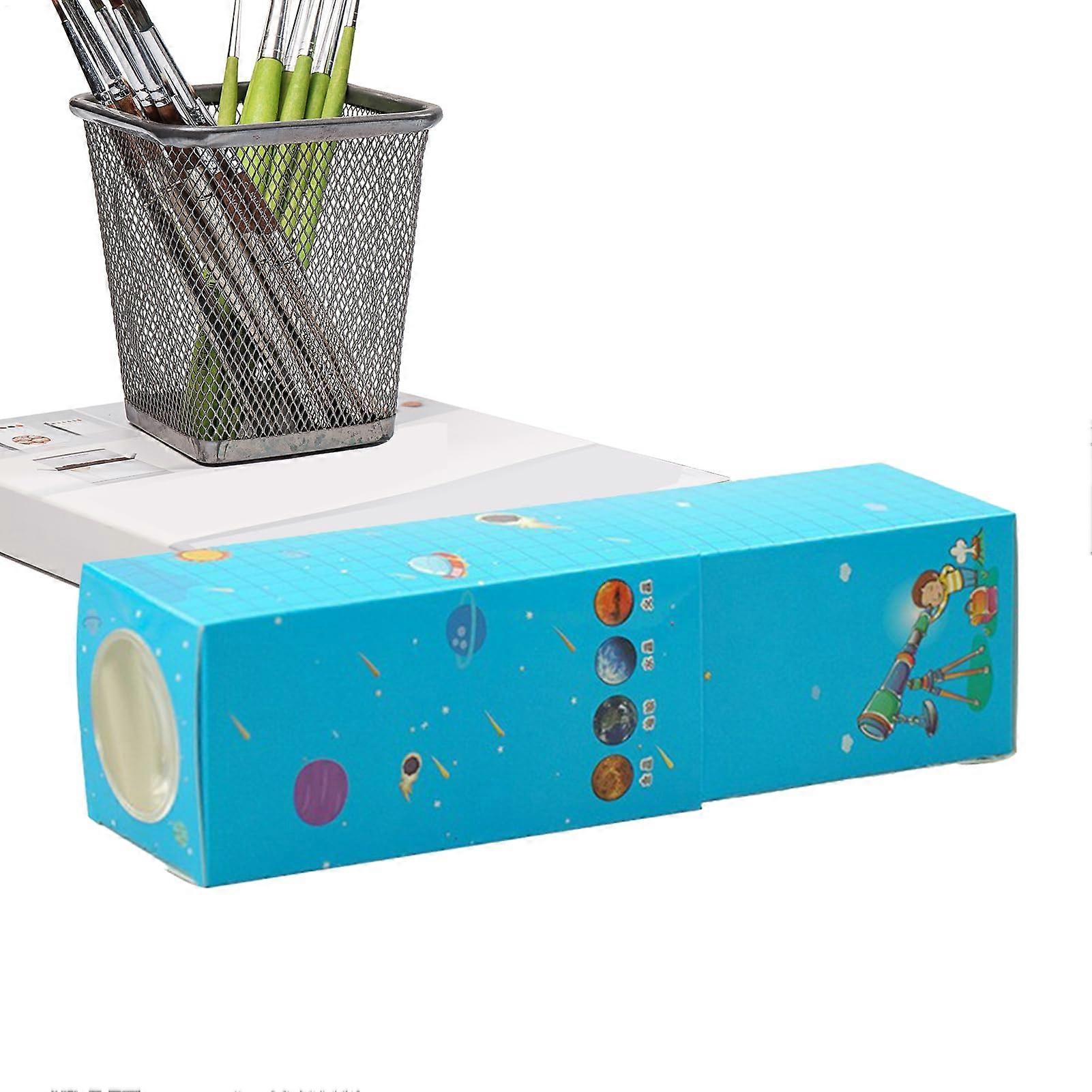 Telescope Toy - Cardboard Beginner Telescope Craft Kit - Paper Materials Experiment Toy for School and Home for Girls