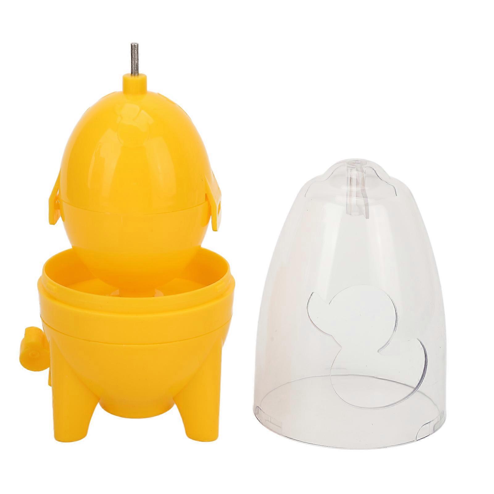 Egg Scrambler Manual Puller Portable Egg Yolk White Mixer with Silicone Pad for Golden Egg Making