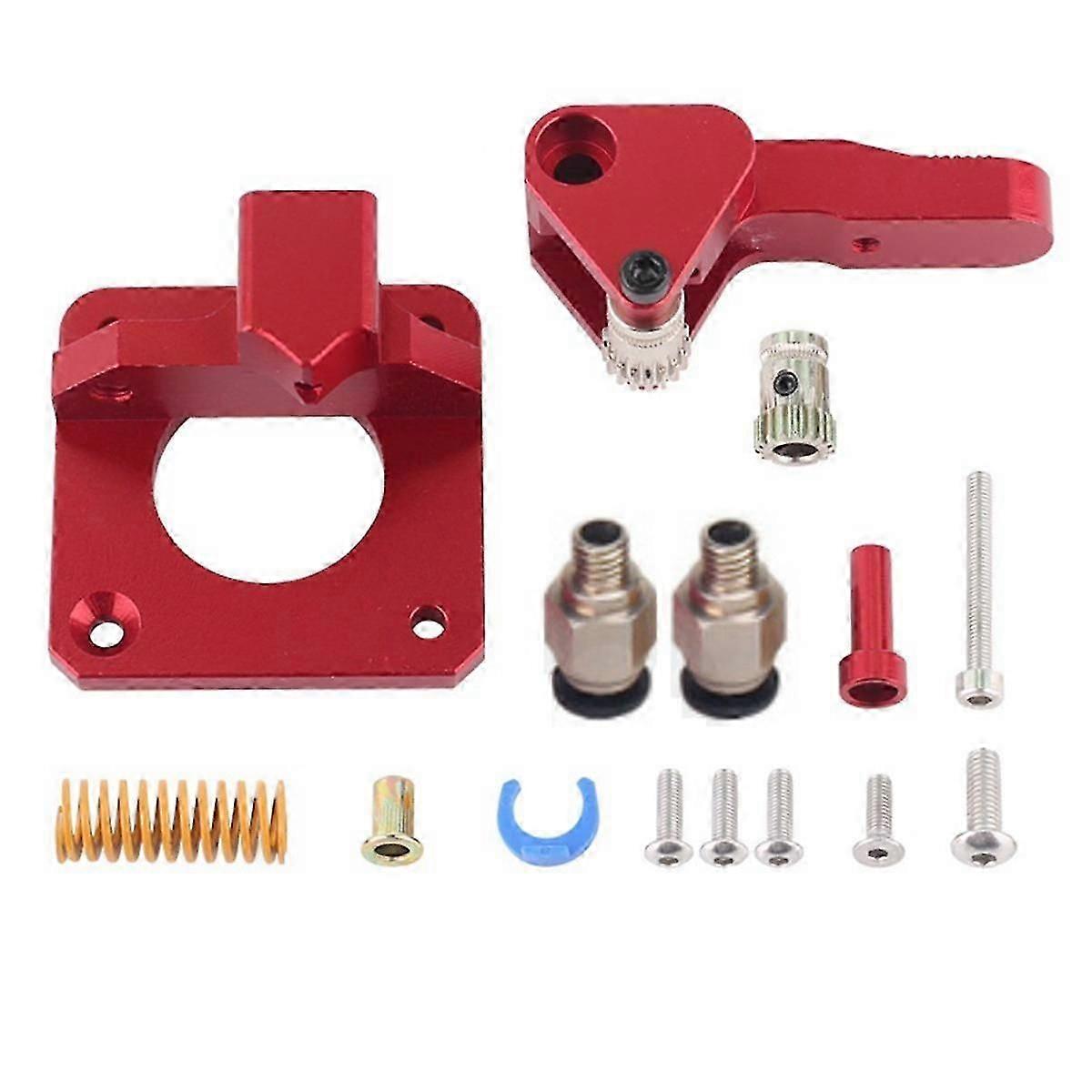 -10S PRO 3Dプリンター用デュアルギアエクストルーダーのアップグレード 1.75mmアルミドライブフィードダブルプーリー