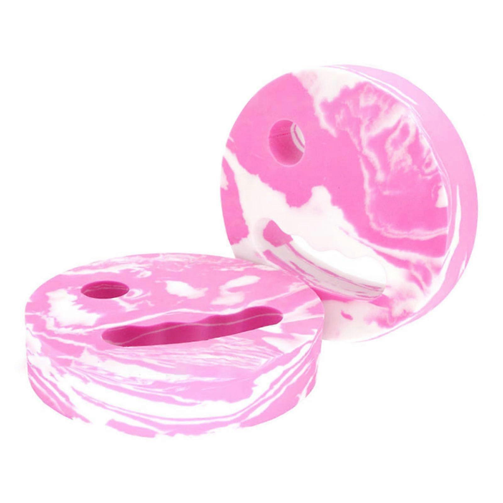 Water Fitness Board 2er Set - EVA Handheld Schwimmhilfe für Erwachsene, Jugendliche & Kinder in Rosa - Aquafitness Trainingshilfe