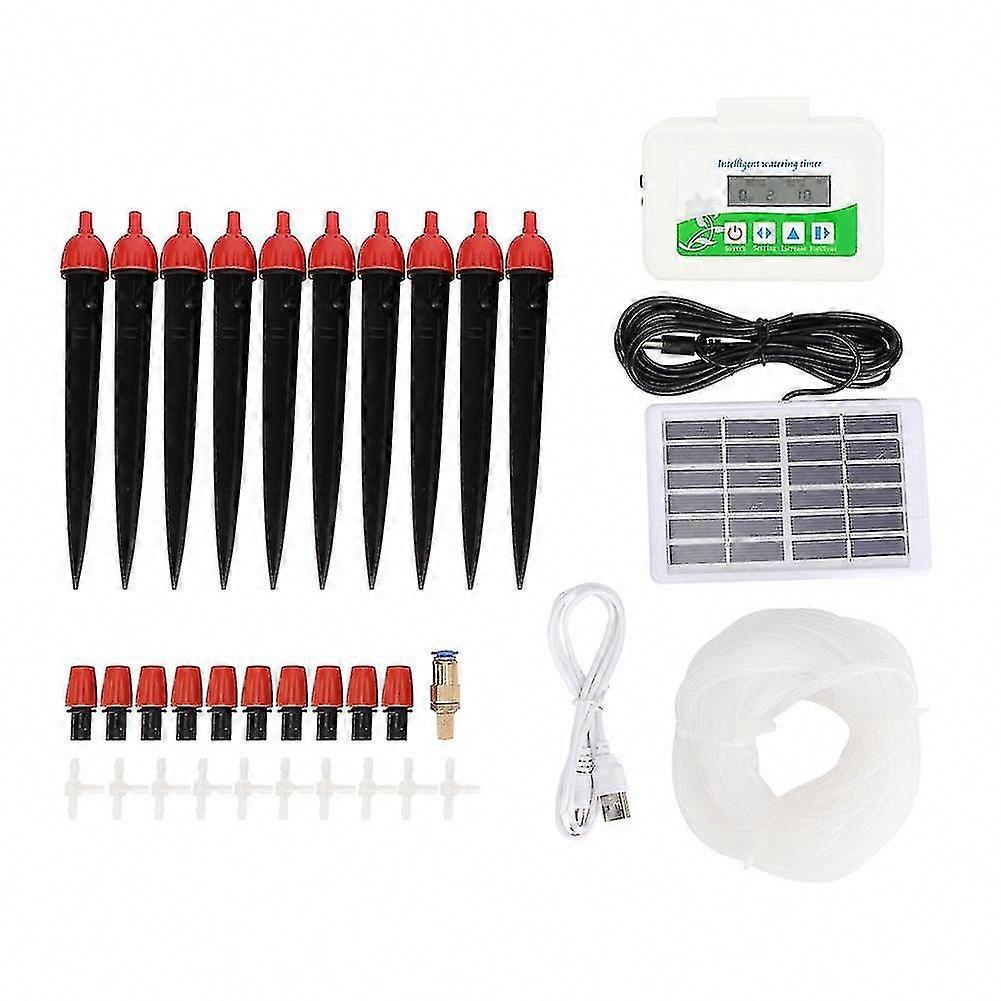 Smart Solar Watering Timer for Plants - Automatic Drip Irrigation Kit