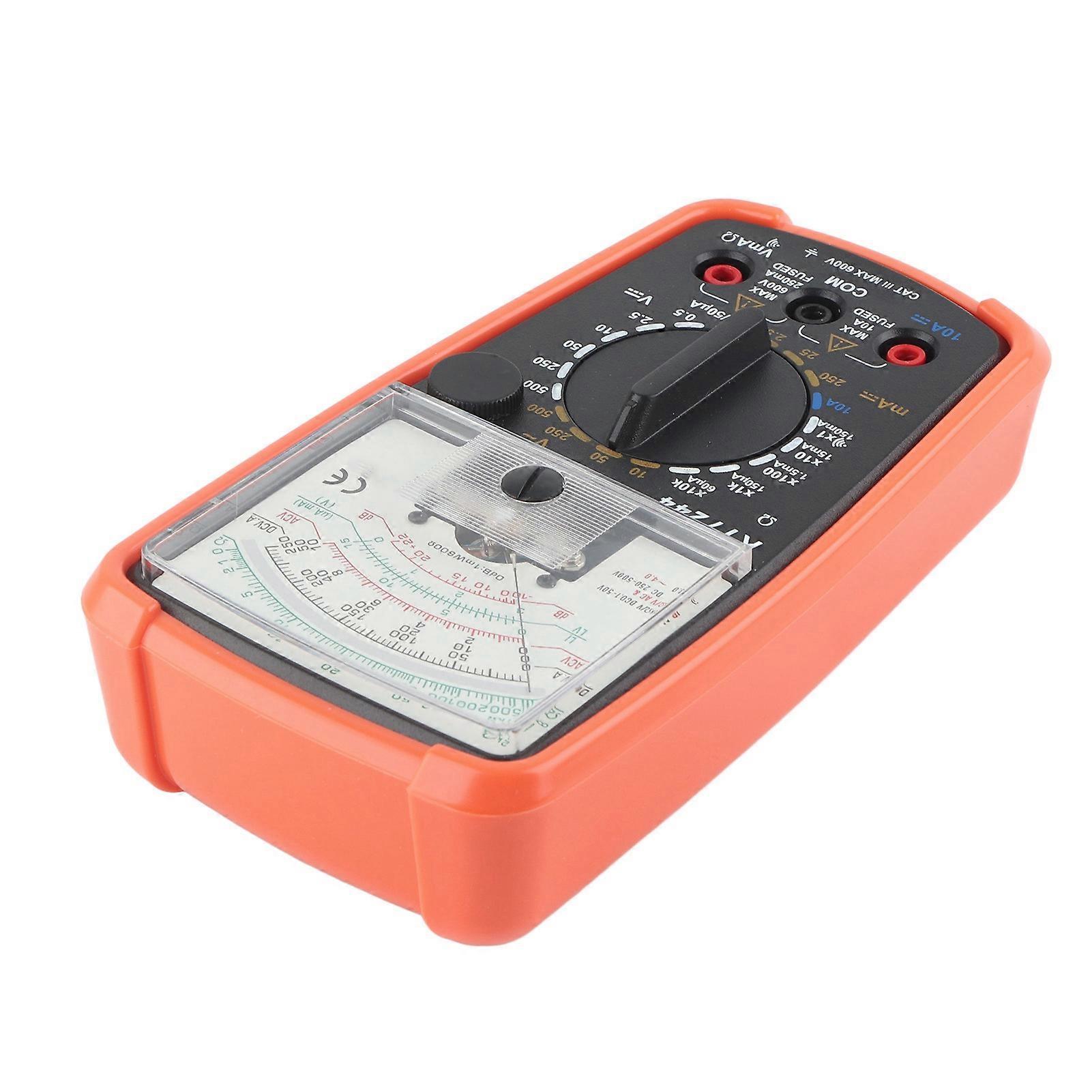 KT7244 Pointer Multimeter High Accuracy Voltage Current Meter with Anti‑Fall Protective Shell