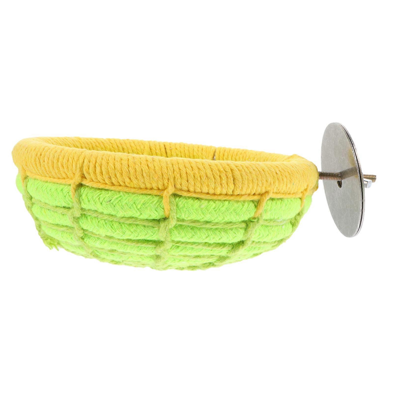 Elegant Handmade Cotton Rope Bird Nest for Parakeets – Comfortable & Natural Birdhouse
