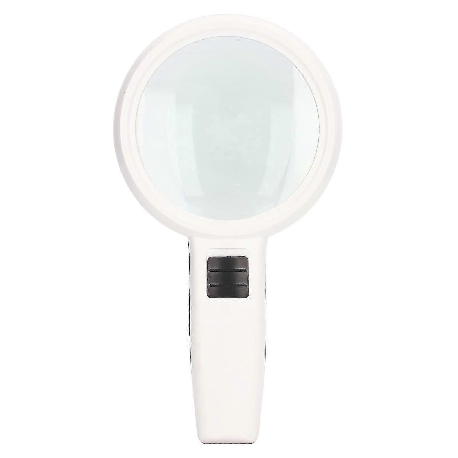 Magnifying Glass 30X HD Magnifier Handheld Illuminated Magnifying Glass with Slip Proof Switch