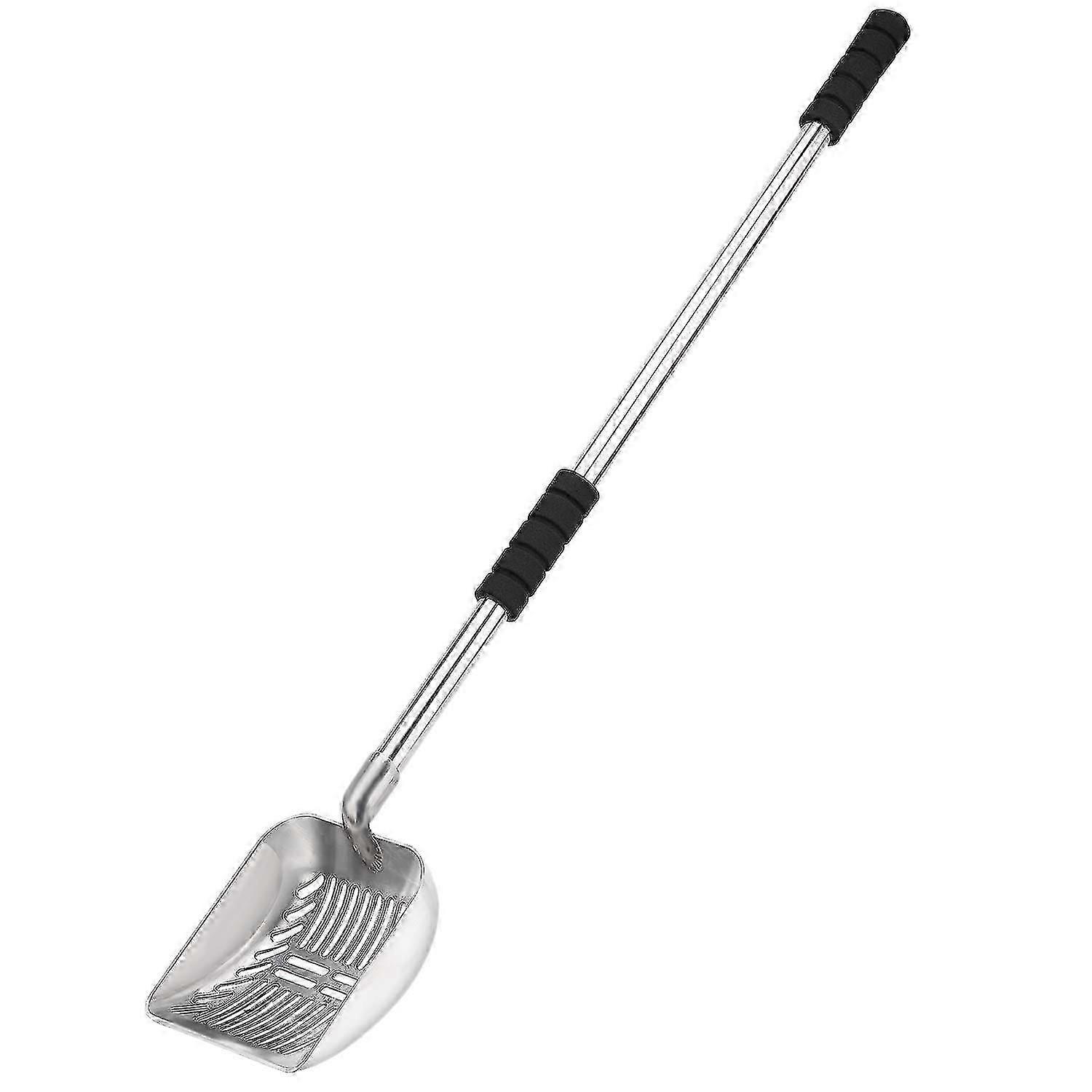 Metal Cat Litter Scoop Deep Shovel Long Handle Stainless Steel