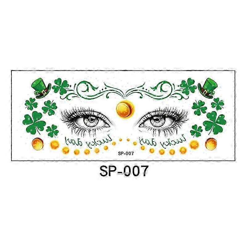 Irish Pride Water Transfer Face Decal (20 Sheets)