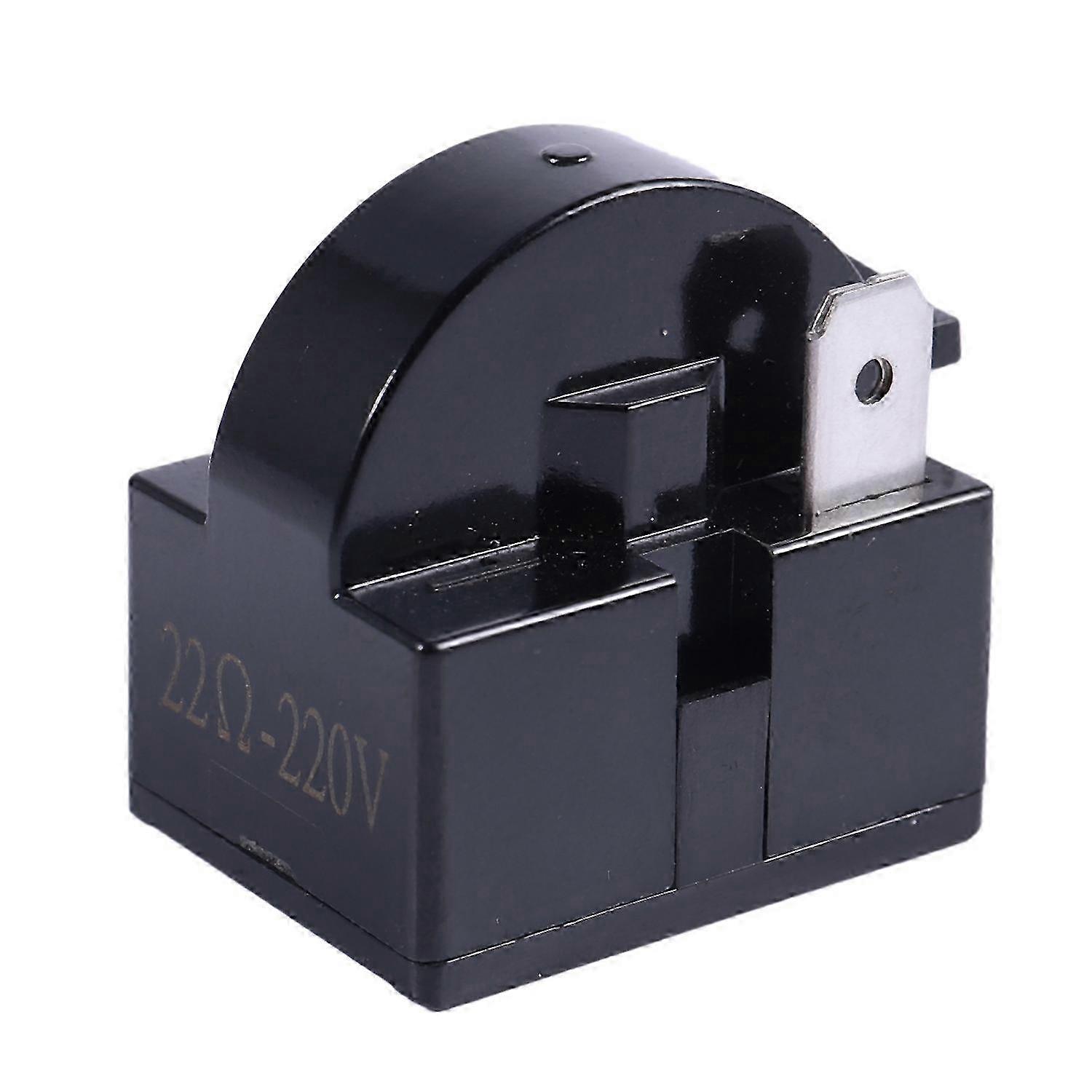 22 Ohm PTC Relay for Refrigerator - 2 Pins Plastic Case Cooling System Component