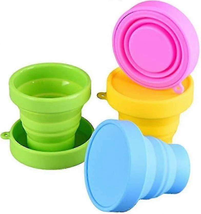 Collapsible Cup Compact Silicone, Reusable Food Grade Folding Mug W...