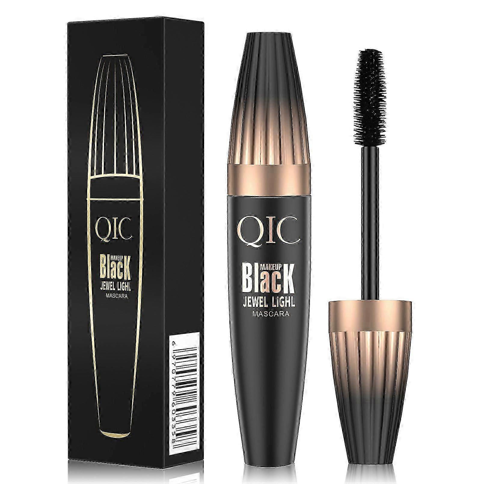 Volume Black Mascara Waterproof, Volume and Light Feel Mascara, Mascara for Voluminous, Intense Black Eyelashes without Heaviness