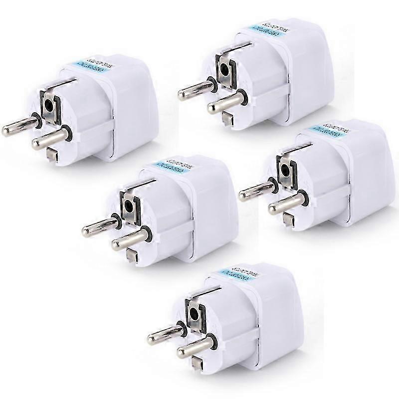 DE to EU plug adapter 5X universal travel socket
