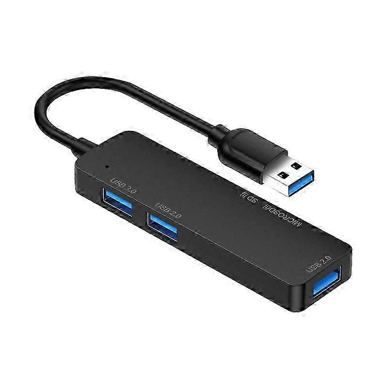 Multi-Port USB3.0 Splitter Hub SD TF Reader for Macbooks Pro PC Docking Station