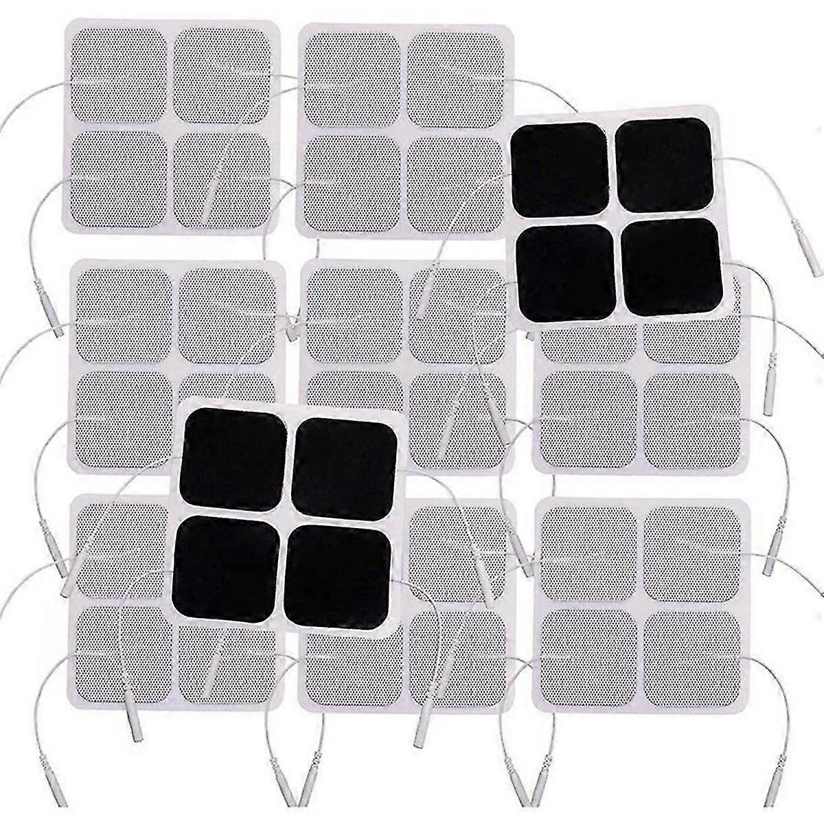 40pcs TENS Unit Pads, 2X2 Eletrodos compatíveis com Muscle Stimulator Electrotherapy Pads