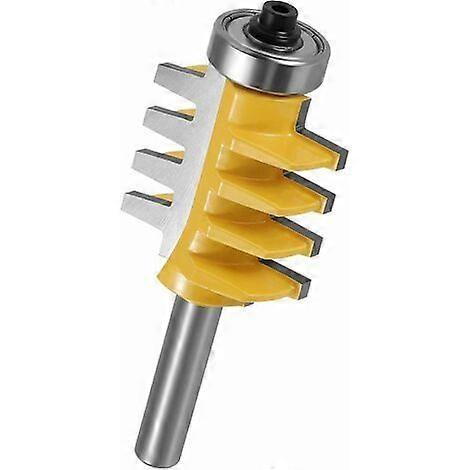 8mm Shank Rail Finger Reversible Joint Router Bit Glue Cone Tenon Milling Cutters for Wood