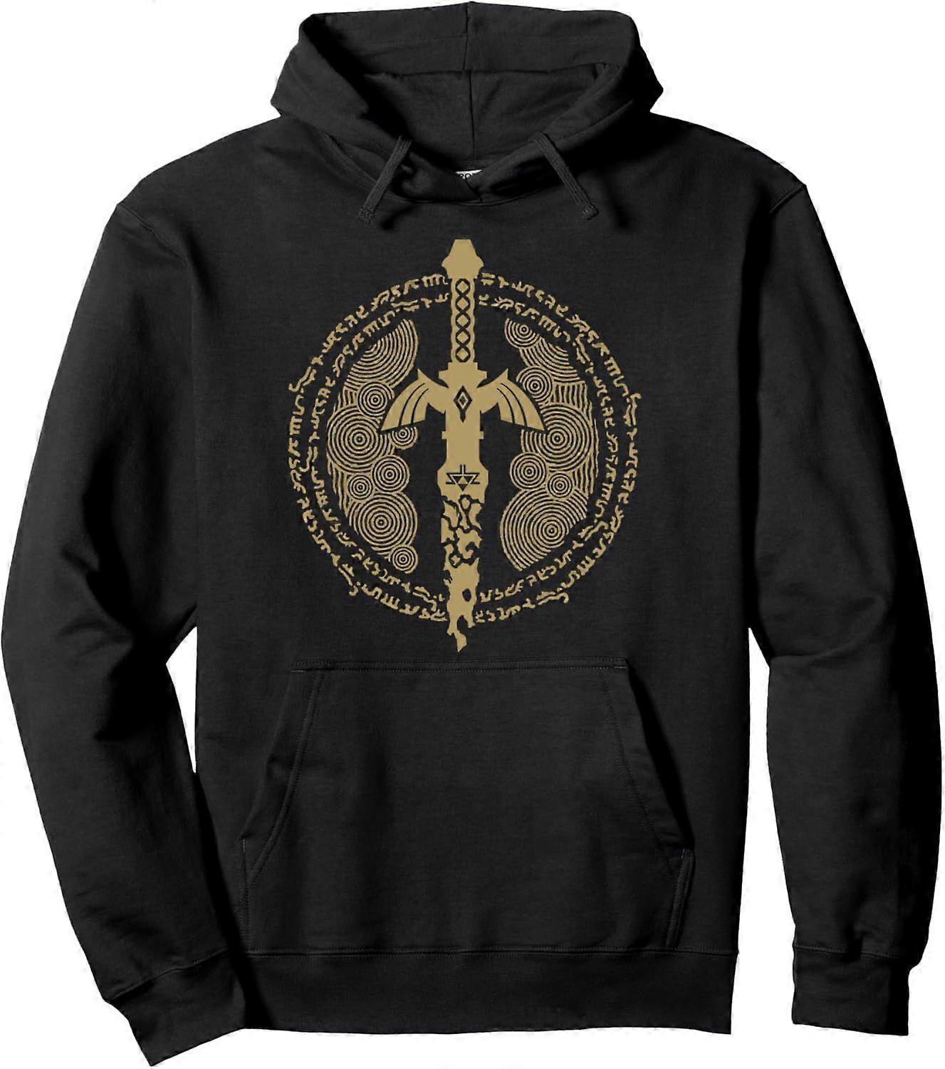 Moletom com Capuz com Capuz e Logo da Espada Mestre Tears Of The Kingdom da Lenda de Zelda
