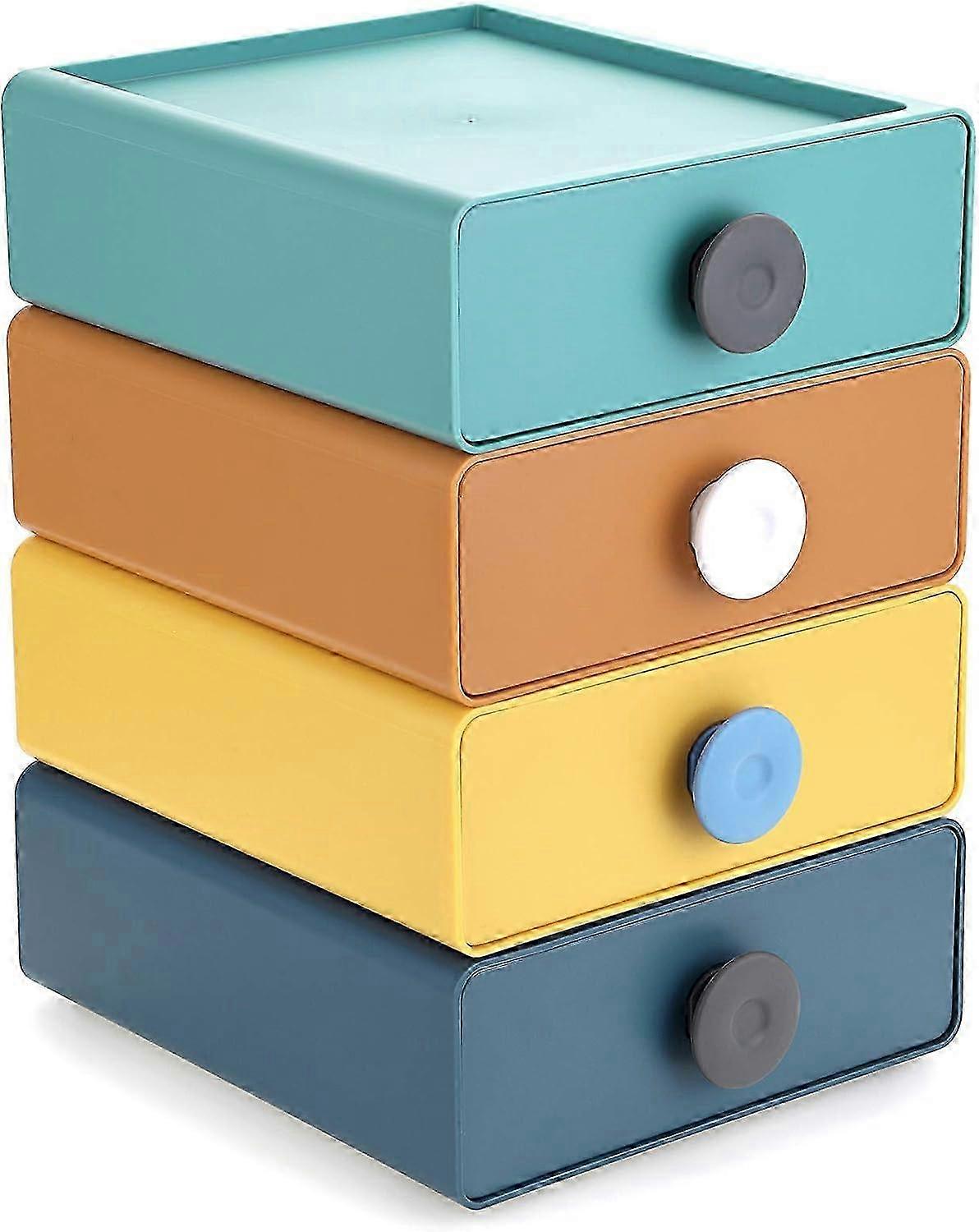 2025 Desk Organiser, Stackable Desk Drawers, Desk Organiser, Set Of Drawers, Table Top, Cosmetic Storage, Desk, Worktop