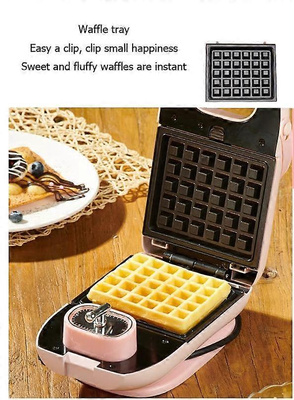8 In 1 Electric Waffles Maker Sandwich Machine Bubble Egg Cake Oven Kitchen Breakfast Bubble