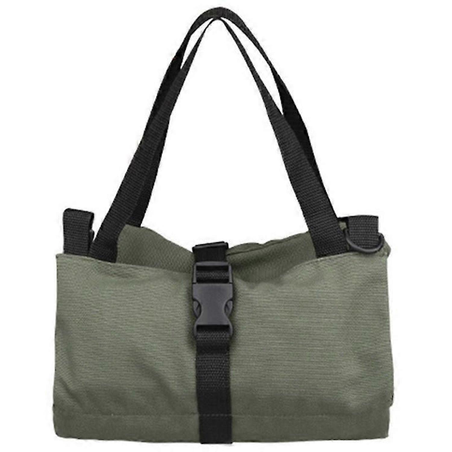 Tool Storage Bag Waterproof Canvas Multifunctional Storage Tool Green