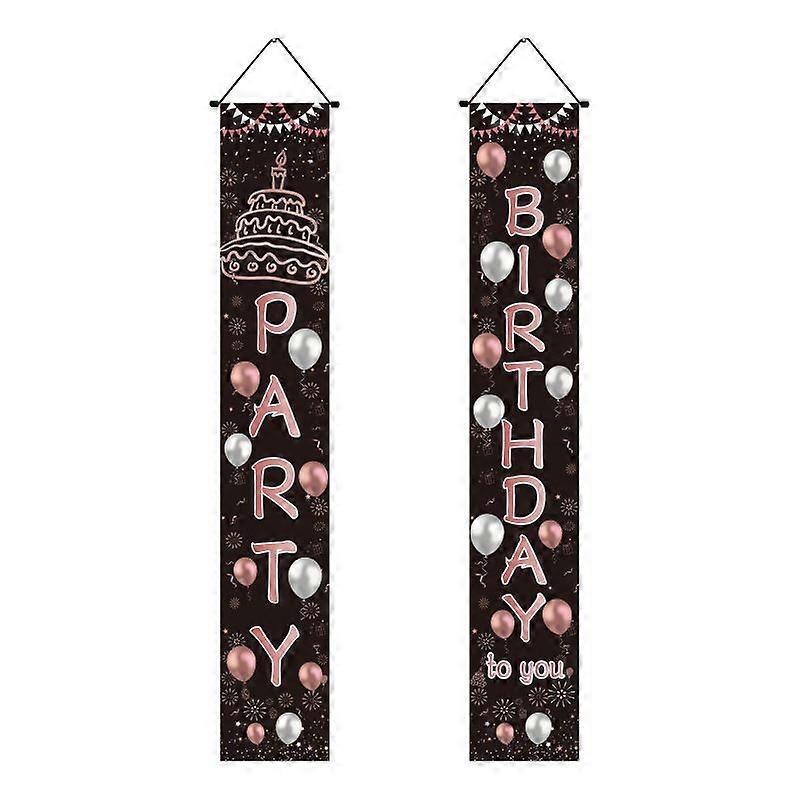 2025 新しい誕生日対句バナー ドア カーテン パーティー イベント デコレーション バックドロップ