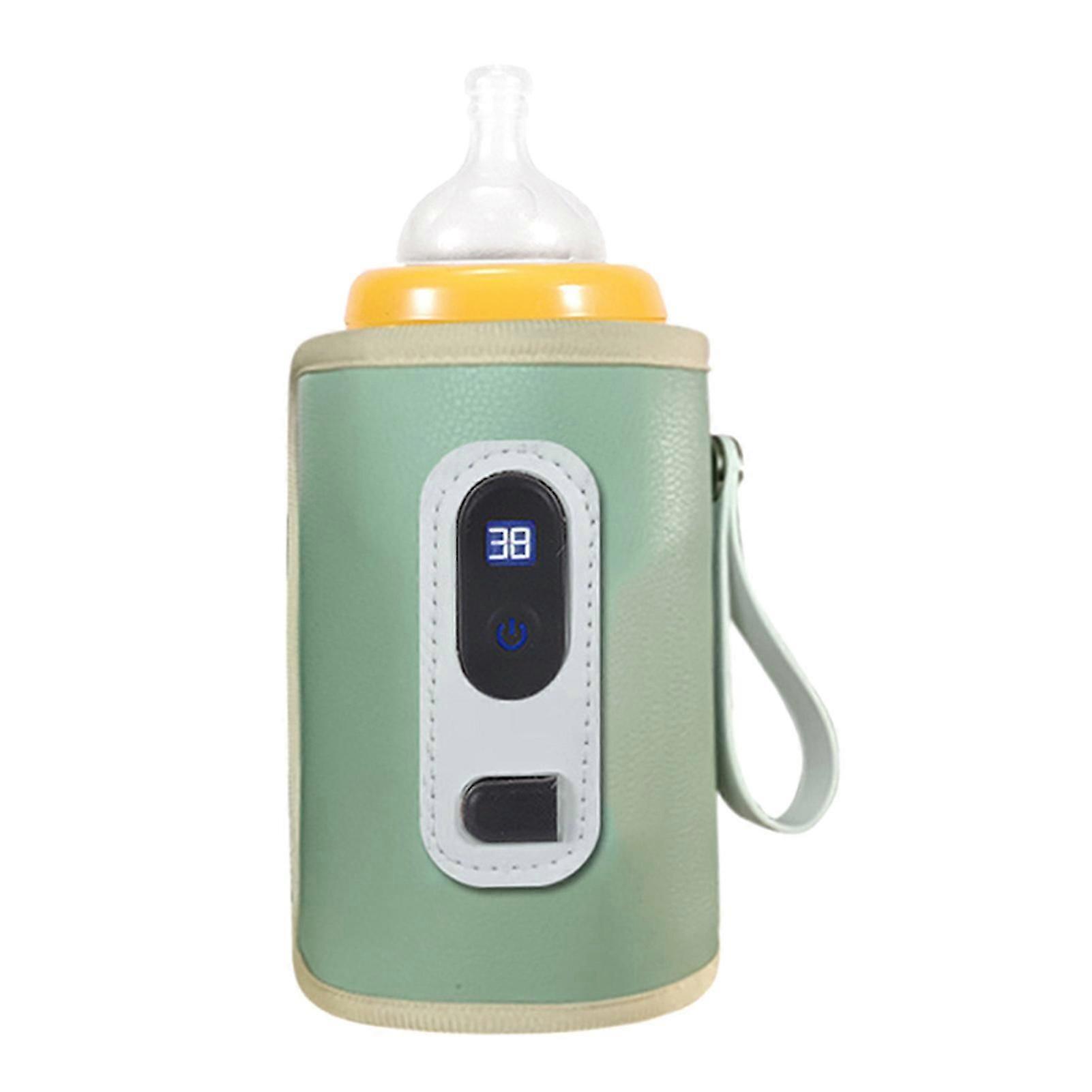 USB Baby Warmer LCD Screen Temperature Adjustable Precise Heating Waterproof Portable Milk Bottle Heater-2025