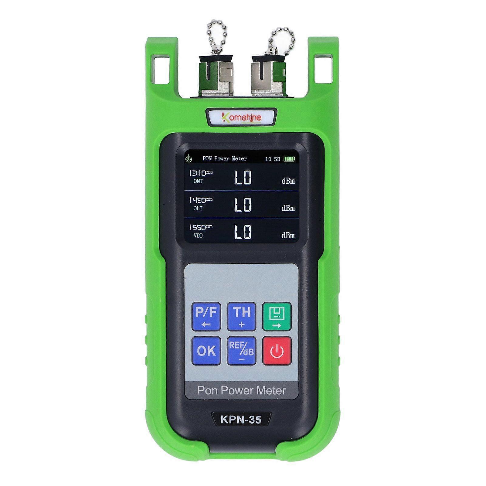 Optical Fiber Power Meter Handheld High Accuracy Mulit Function Fiber Optic Light Cable Tester with LED Display
