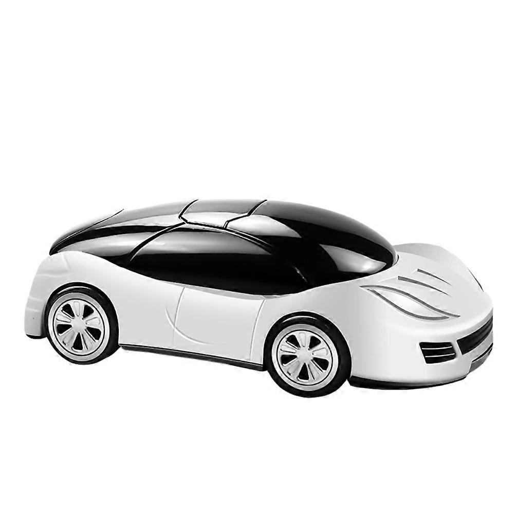 Rotating Car Phone Holder Vehicle Shape Phone Support Drivers Pu White with 1Pc