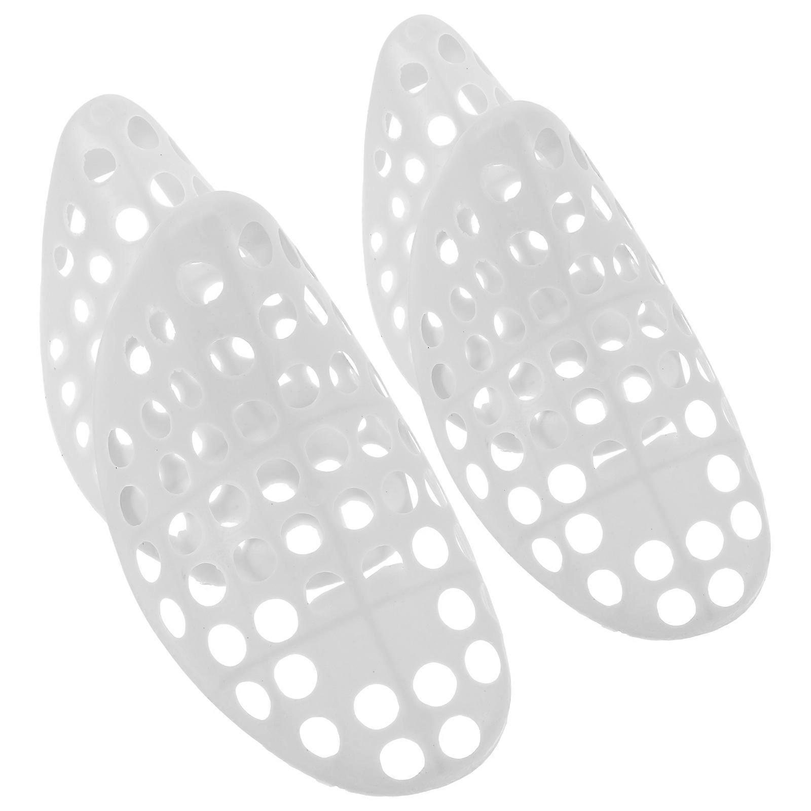 Shoe Tree Plastic Shoe Shaper for Sneakers 2Pairs with Hollow Design and Antiwrinkle