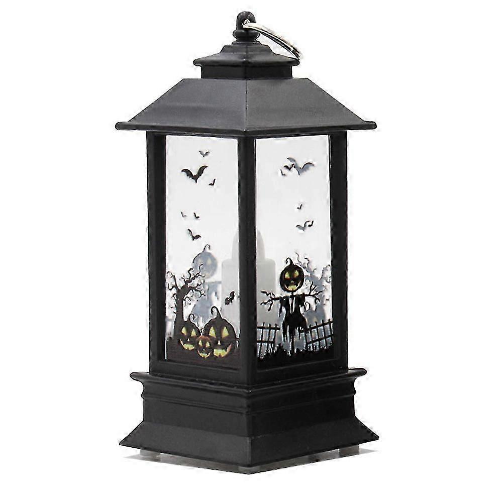Halloween Vintage Castle Light Lamps Party Hanging Decor LED Lantern Props