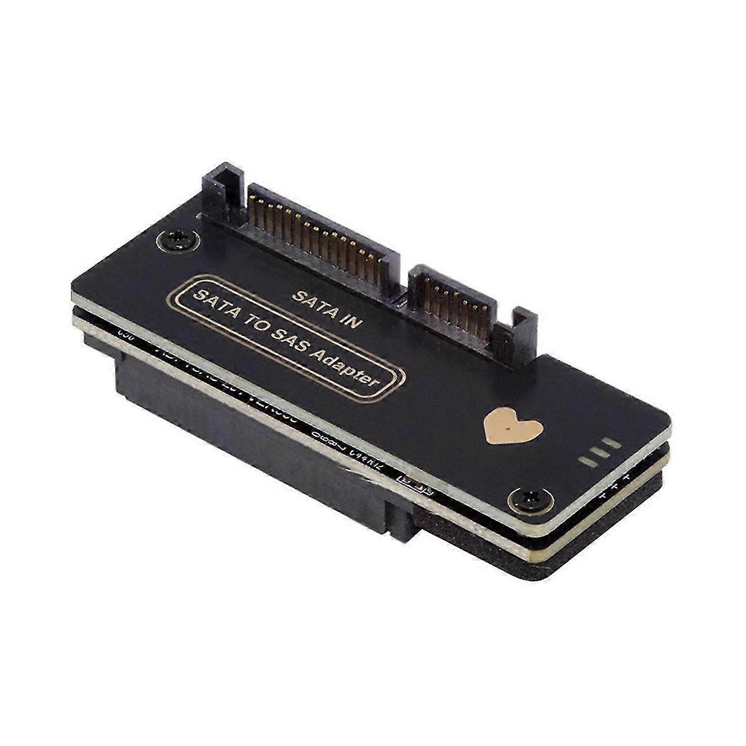 SATA3.0 to SAS Riser Card SAS HDD Data Recovery Expansion Card 22Pin to 29Pin Converter 6G for 2.5in