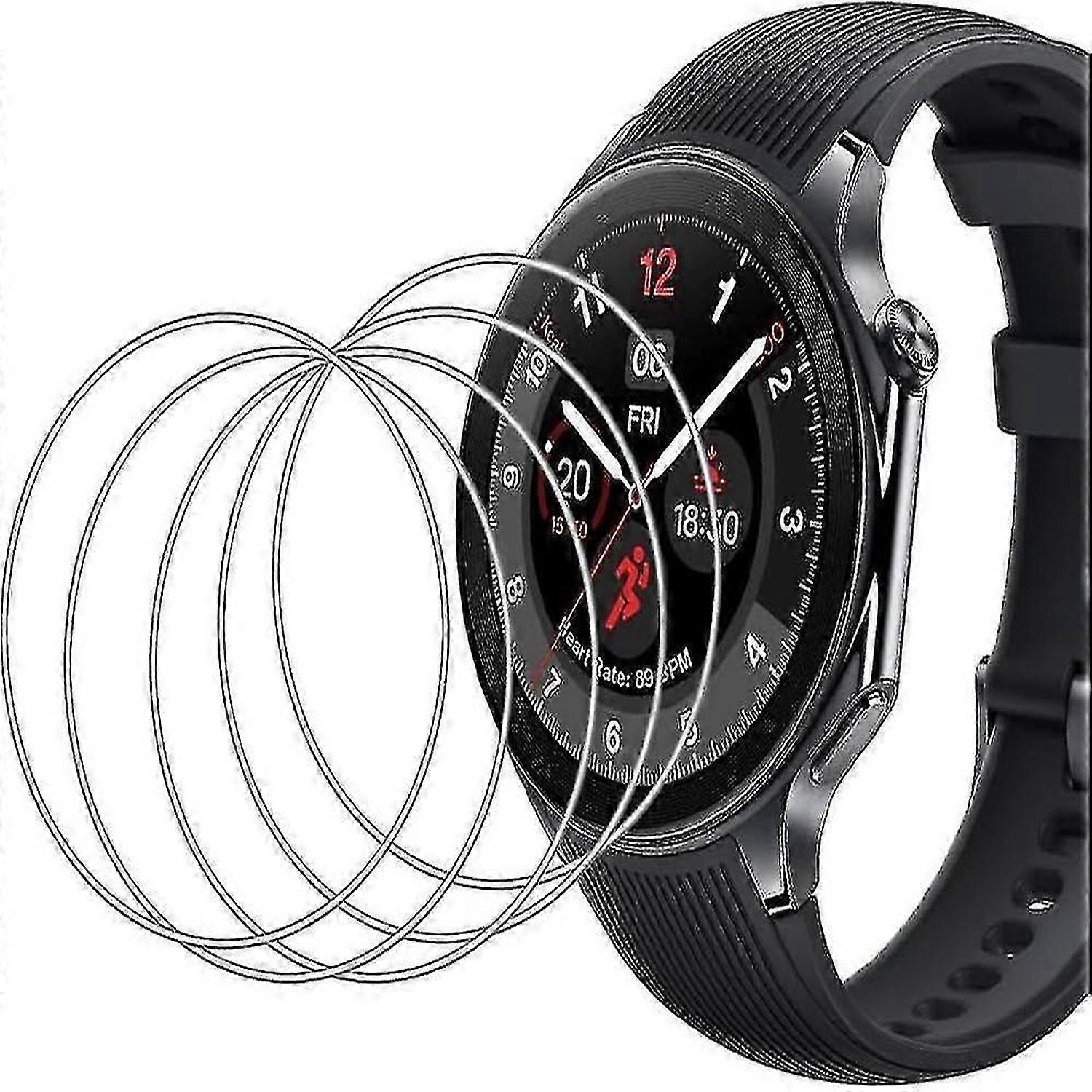 6pcs For OnePlus Watch 2 Screen Protector, Anti-blue Light Full Coverage HD Clear Screen Protector For OnePlus Watch 2 Smartwatch
