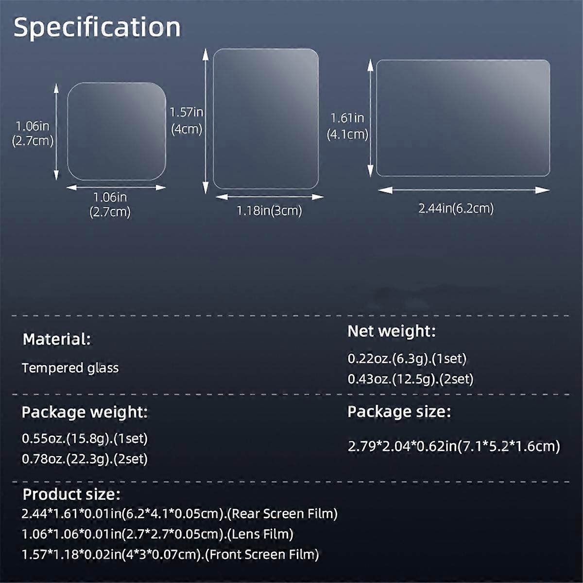 For 13 Screen Lens Protector Clear Tempered Glass