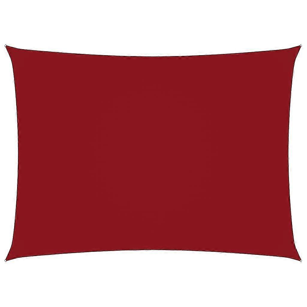 Sunshade Sail Oxford Fabric Rectangular 2x4 M Red