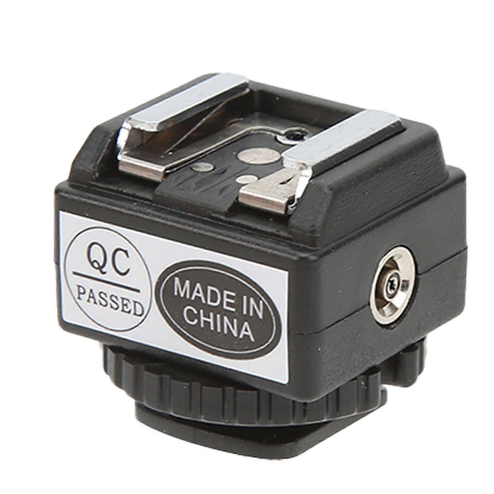 C N2 Flash Hot Shoe Mount Adapter for Nikon Flash to Camera Hot Shoe Converter with PC Sync Port